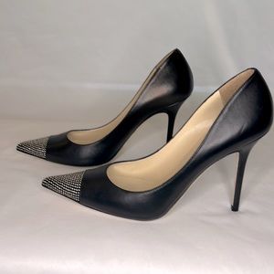 New Jimmy Choo Nappa Black Pump with Studs Size 10/10.5 (Size 42 - runs small)